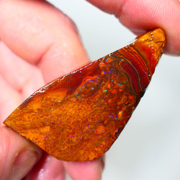 Queensland Boulder / Matrix opal cts Big rough/rub Yowah Blue/Green Pinfires showing ALP0