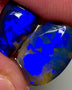 Lightning Ridge Rough / Rubs / preforms Blue on Black Crystal Knobby opal Miners Bench® 7.2cts Gorgeous Bright Fires 16x11x2mm & 14x8x3mm WAD32