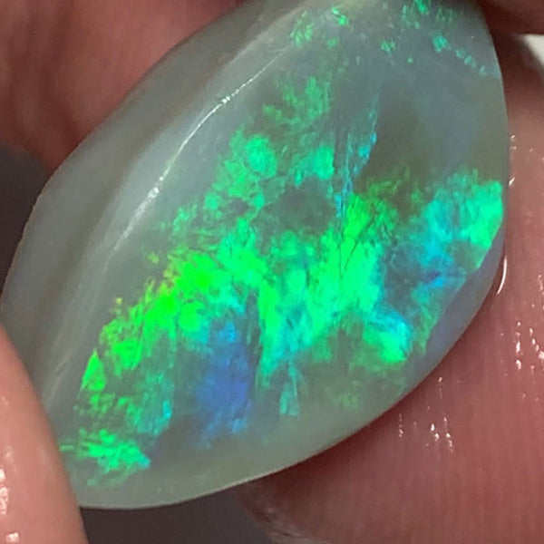 Lightning Ridge Opal Dark Base  Rough / Rub / Preform Gem Grade 11.5cts Big Clean amazing Bright Multi fires 21x13x5mm WSH38