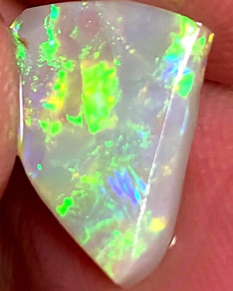 OPAL MONTH SPECIAL Lightning Ridge Rough / Rub /Preform Gem Dark opal Miners Bench® 3.1cts Gorgeous Bright Multifires & Pattern 14x10x3mm WSZ56