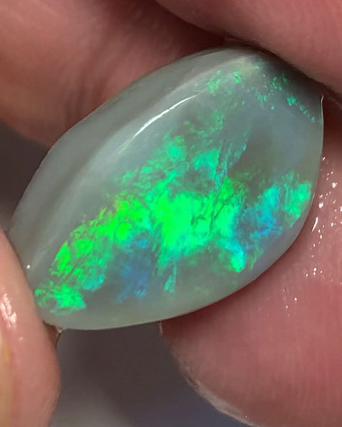 Lightning Ridge Opal Dark Base  Rough / Rub / Preform Gem Grade 11.5cts Big Clean amazing Bright Multi fires 21x13x5mm WSH38