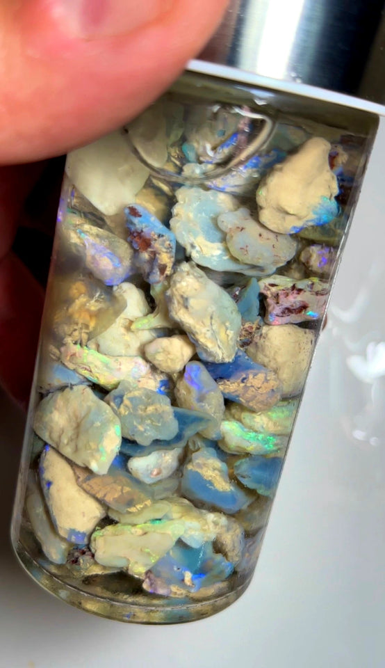 Lightning Ridge Rough Opal Parcel 295cts Colourful Mixed rough lots colour/Multicolours & bars 20x11x10mm 8x7x4mm 1017