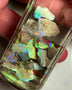 Grawin Rough Dark Seam Opal Parcel 39cts Cutters here With lots Bright Multicolours to cut 16x7x5mm to 8x7x3mm WAE34