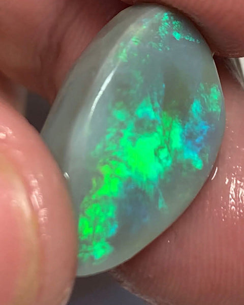 Lightning Ridge Opal Dark Base  Rough / Rub / Preform Gem Grade 11.5cts Big Clean amazing Bright Multi fires 21x13x5mm WSH38