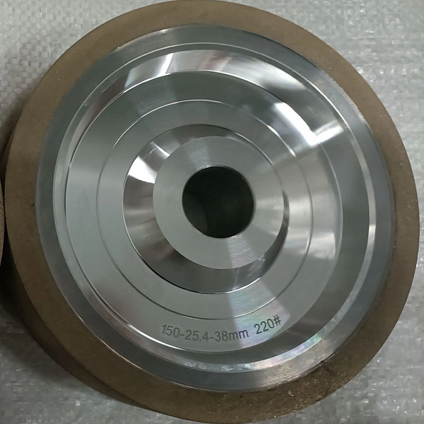 PULSAR DIAMOND® 220#Grit Fully Sintered Diamond Lapidary Cabbing grinding wheel. 10mm Thick Sintered rim Balanced Aluminum Hub 6"/150mm Diameter 1.5"/38mm Wide 1"/25.4mm Bore