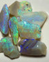 Lightning Ridge Rough Crystal Seam Opal Parcel 37cts Clean Bright Cutters Lots Stunning colours & bars 17x15x4mm to 15x5x3mm NSW009