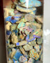 Lightning Ridge Rough Opal Parcel 295cts Colourful Mixed rough lots colour/Multicolours & bars 20x11x10mm 8x7x4mm 1017