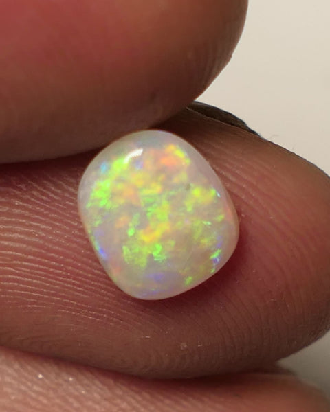 Lightning Ridge Light Opal Gemstone 0.7cts Gem Grade N8 Body Tone B2 Brightness Stunning Vibrant Multifires 8x6x2mm WAC58