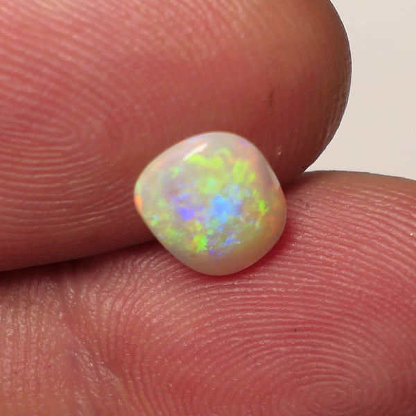 Lightning Ridge Light Opal Gemstone 0.7cts Gem Grade N8 Body Tone B2 Brightness Stunning Vibrant Multifires 8x6x2mm WAC58