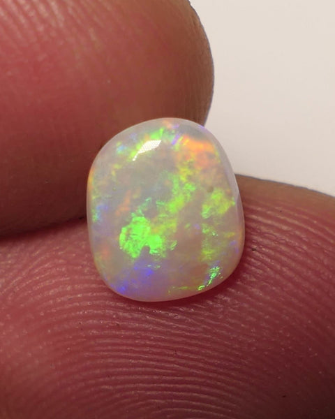 Lightning Ridge Light Opal Gemstone 0.7cts Gem Grade N8 Body Tone B2 Brightness Stunning Vibrant Multifires 8x6x2mm WAC58