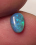 Lightning Ridge Dark Opal Gemstone 0.55cts Gem Grade  N5 Body Tone B3 Brightness Stunning Green/Blue fires 7x5x2mm WAC61