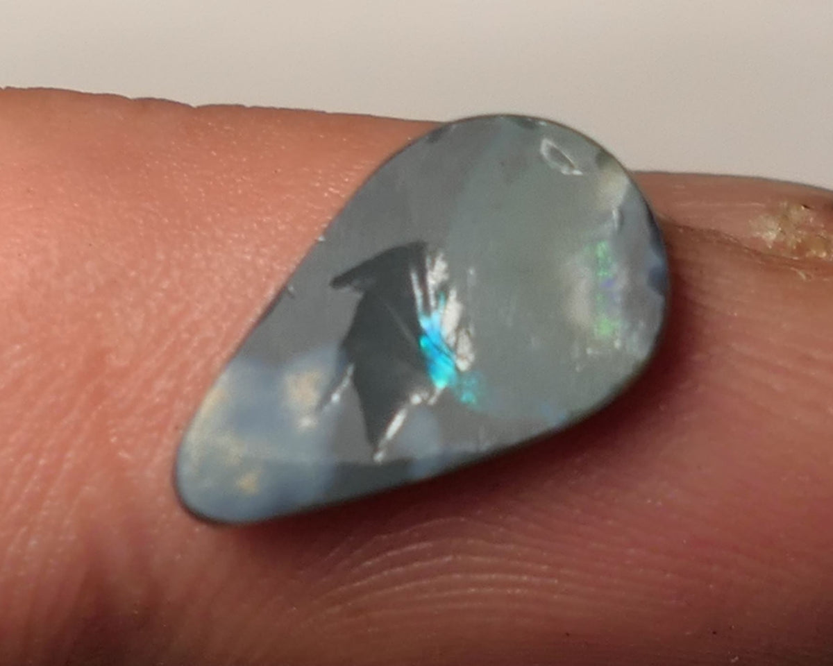 Dark Opal Picture stone Gemstone 1.6cts Gem Grade Mulga® N5 Body Tone B3 Brightness Stunning Multifires 13x8x2mm WAC62