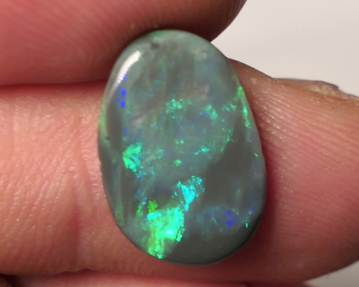 Dark Opal Gemstone 3.2cts Jewellery Grade Mulga® Picture Stone N5 Body Tone B3 Brightness Nice Multifires 16x10x2.5mm WAC65