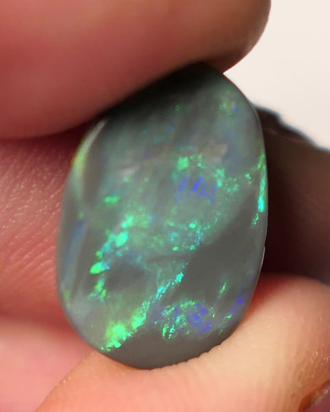 Dark Opal Gemstone 3.2cts Jewellery Grade Mulga® Picture Stone N5 Body Tone B3 Brightness Nice Multifires 16x10x2.5mm WAC65