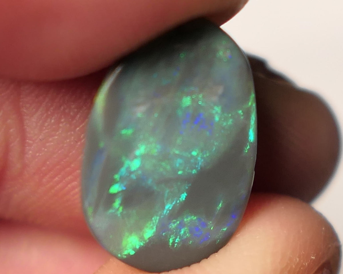 Dark Opal Gemstone 3.2cts Jewellery Grade Mulga® Picture Stone N5 Body Tone B3 Brightness Nice Multifires 16x10x2.5mm WAC65