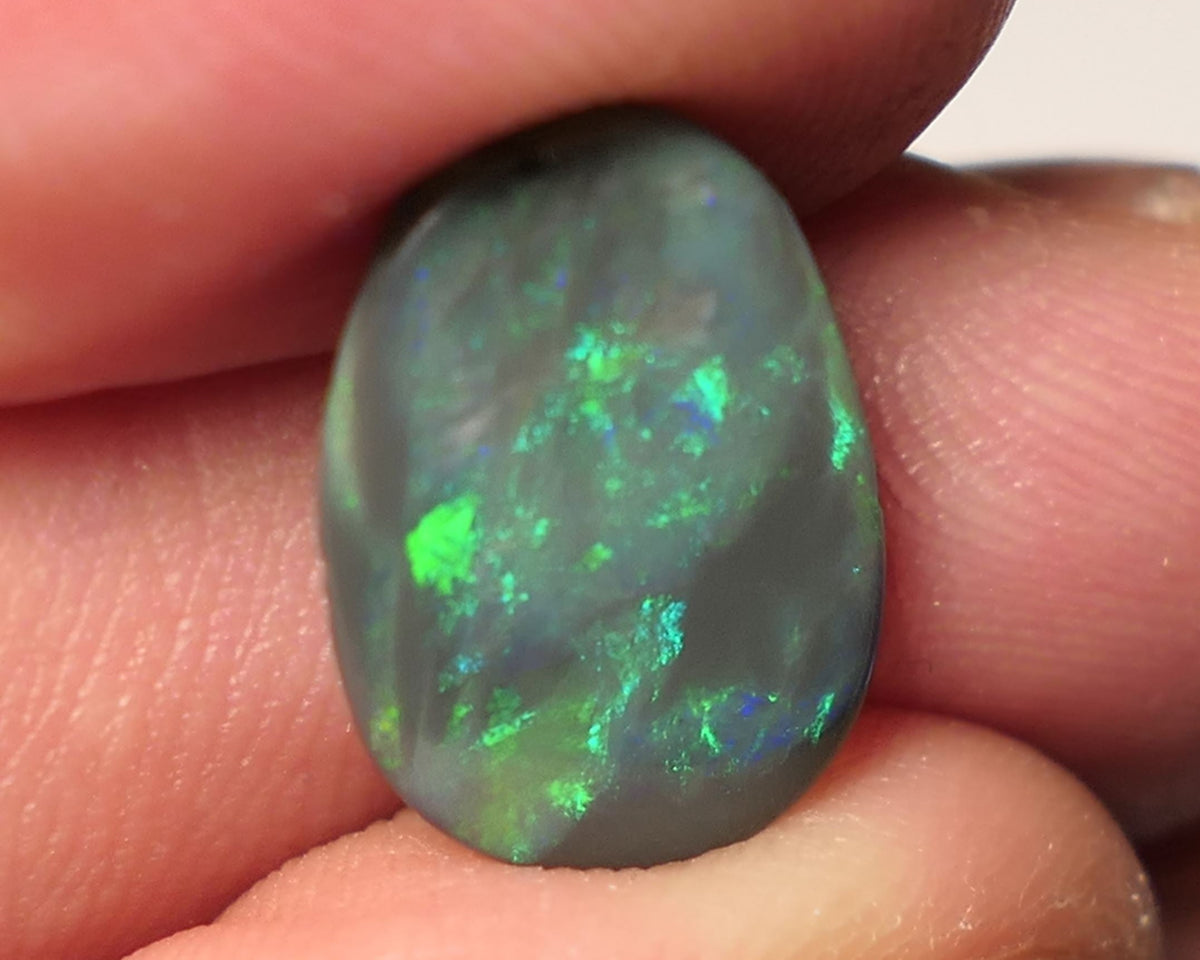 Dark Opal Gemstone 3.2cts Jewellery Grade Mulga® Picture Stone N5 Body Tone B3 Brightness Nice Multifires 16x10x2.5mm WAC65