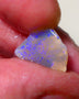 Lightning Ridge Opal Dark Crystal Base Seam Rough Rub 3.2cts Gorgeous Stunning Bright fires 14x12x4mm 1111