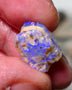 Lightning Ridge Rough Opal 6cts Crystal Seam formation showing lots of blues 15x12x6mm 1405