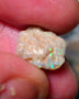 Lightning Ridge Rough Opal 4cts Small knobby formation showing some bright multicolour 14x10x5mm 1411