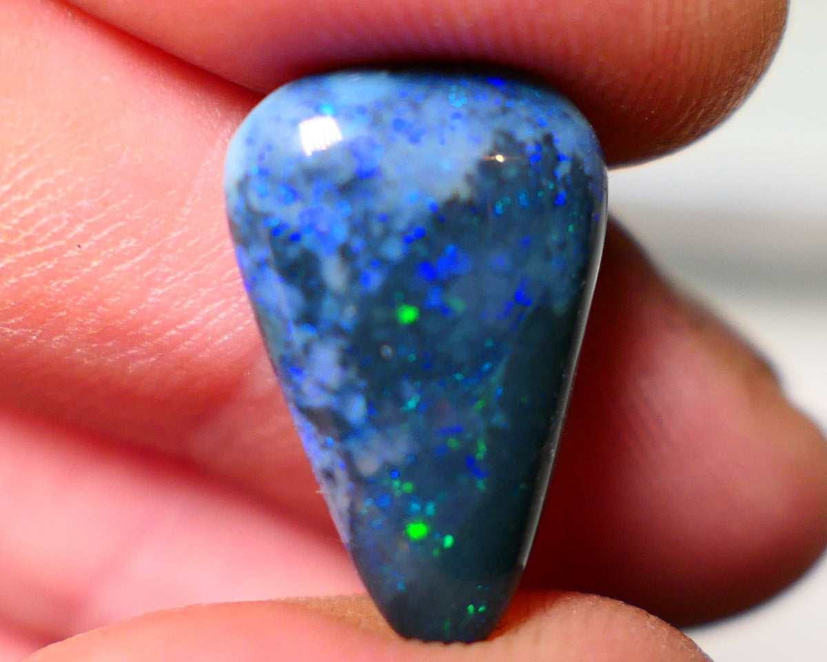 Dark Opal Gemstone Big sized gorgeous and very unique Ideal Pendant stone from Lightning Ridge