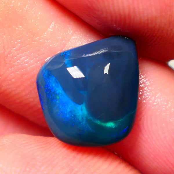 "Ocean Waves" Dark Opal Picture Miners Bench® Knobby Rough Rub 4.90cts Nice Blue/Green fires 15x13x4mm NSW030