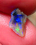 Lightning Ridge Rough / Rub Black/Dark Crystal base Seam opal Miners Bench® 1.40cts gorgeous bright blue/green fires 12x8x4mm NS156