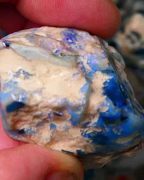 Lightning Ridge Gamble Monster sized 190cts Knobby opal rough showing some colours 37x33x30mm ALP127