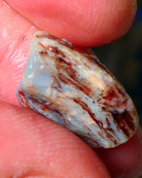 Lightning Ridge Knobby opal rough 9.25cts showing nice bright Multi colours  19x14x7mm ALP146