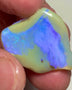 Lightning Ridge Rough Opal 29cts Nice sized untouched Crystal Seam formation Gorgeous Bright fires in bar to carve/cut/collect 30x25x7mm 1333