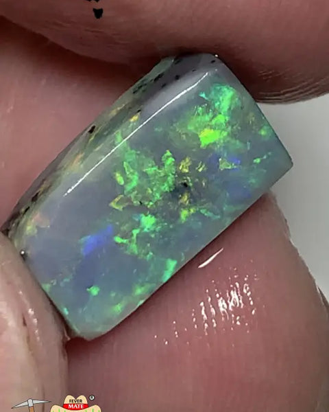 Australian Lightning Ridge Rough / Rub Semi Black Opal Miners Bench 5.6Cts Gorgeous Bright