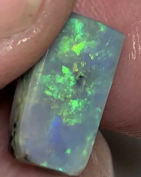 Australian Lightning Ridge Rough / Rub Semi Black Opal Miners Bench 5.6Cts Gorgeous Bright