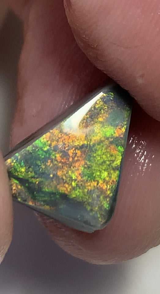 Australian Black Opal Rough Rub GEM GRADE 6.2cts Mulga® Field of Grawin Bright and Vibrant MultiFires Top Notch!!! WSC699