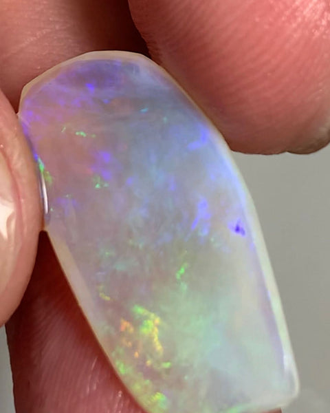 Australian Lightning Ridge Rough / Rub Big Crystal opal  6.1cts Nice Multifires 24x13x1.5mm WSM15