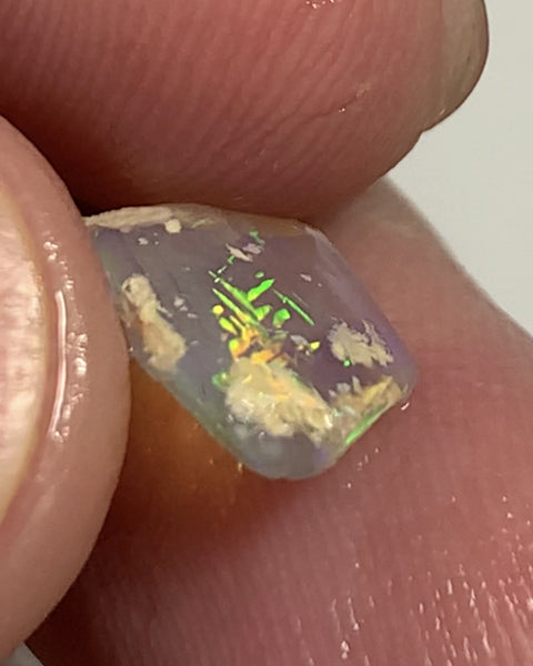 Australian Opal Crystal Rough / Rub / Preform 1.8cts SCRIPT & BROADFLASH Super Bright Multi fires WSB258