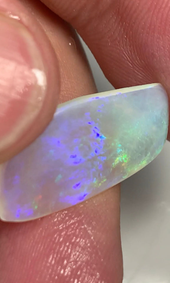 Australian Lightning Ridge Rough / Rub Big Crystal opal  6.1cts Nice Multifires 24x13x1.5mm WSM15