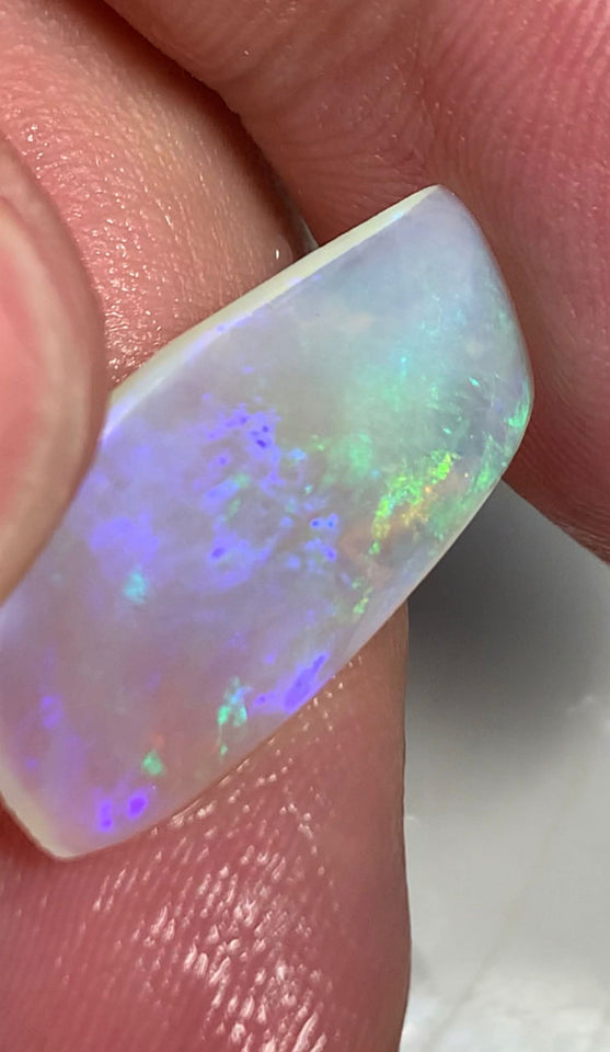 Australian Lightning Ridge Rough / Rub Big Crystal opal  6.1cts Nice Multifires 24x13x1.5mm WSM15