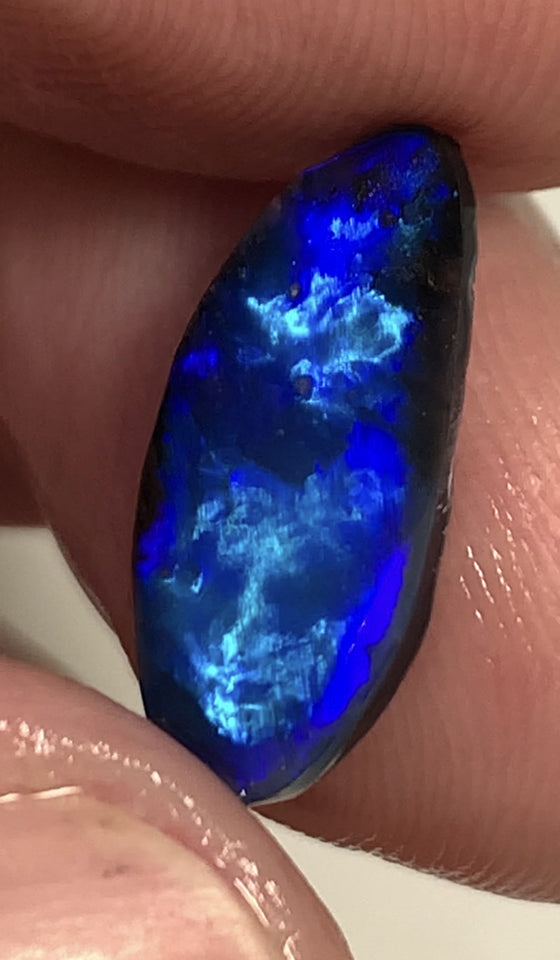Australian N1 Black Opal Rub GEM Grade 2.15cts MULGA® FIELD Brightness 10/5 Extremely Vibrant & Rich fires & gorgeous broad pattern WSB166