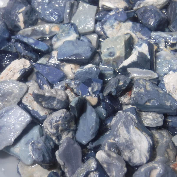 400 cts Random Scoop of Black Semi Black & Crystal Potch from Lightning Ridge NSW Australia size range 15mm to Chip size